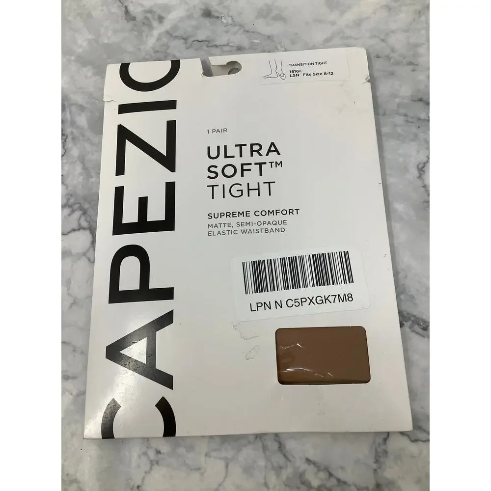 Lot of 4 Capezio Child 8-12 Ultra Soft Assorted Supreme Comfort Tights O11-7